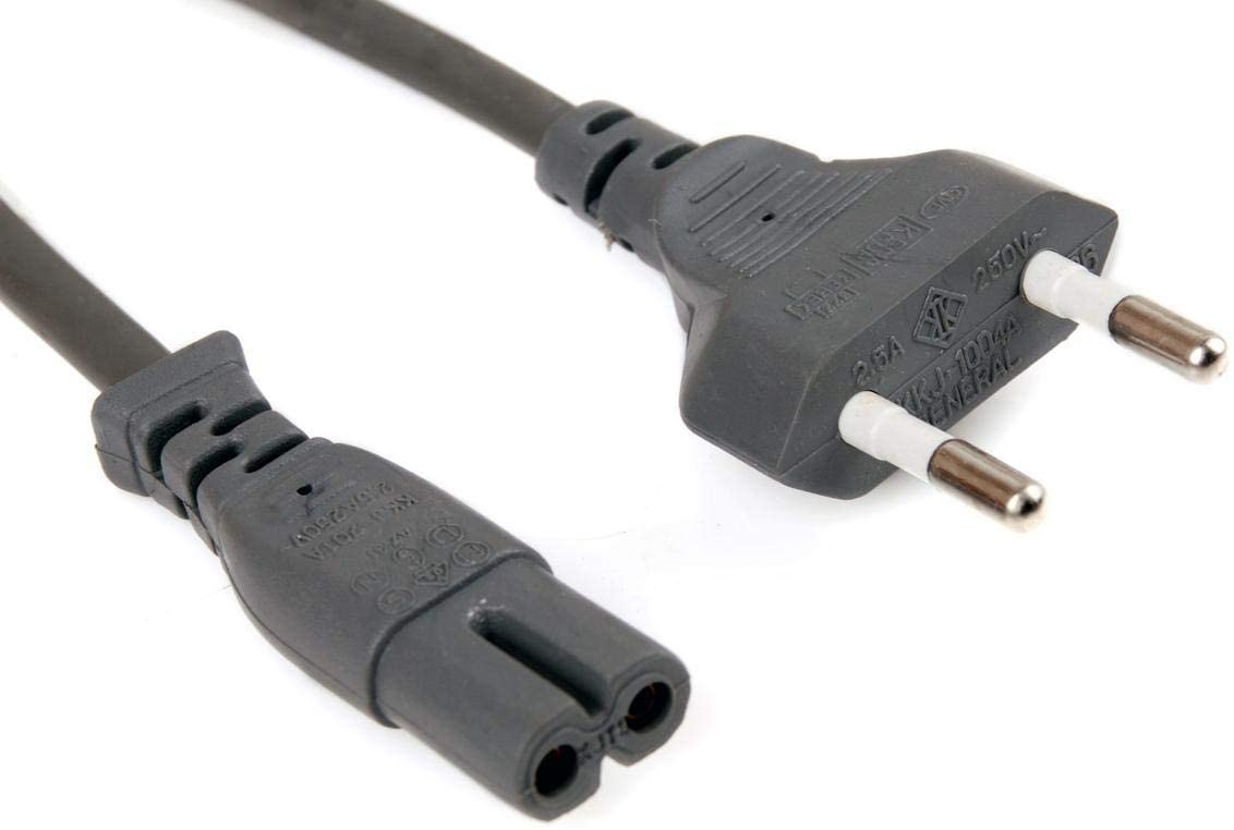 Cable Power 2pin 1.5m - Black